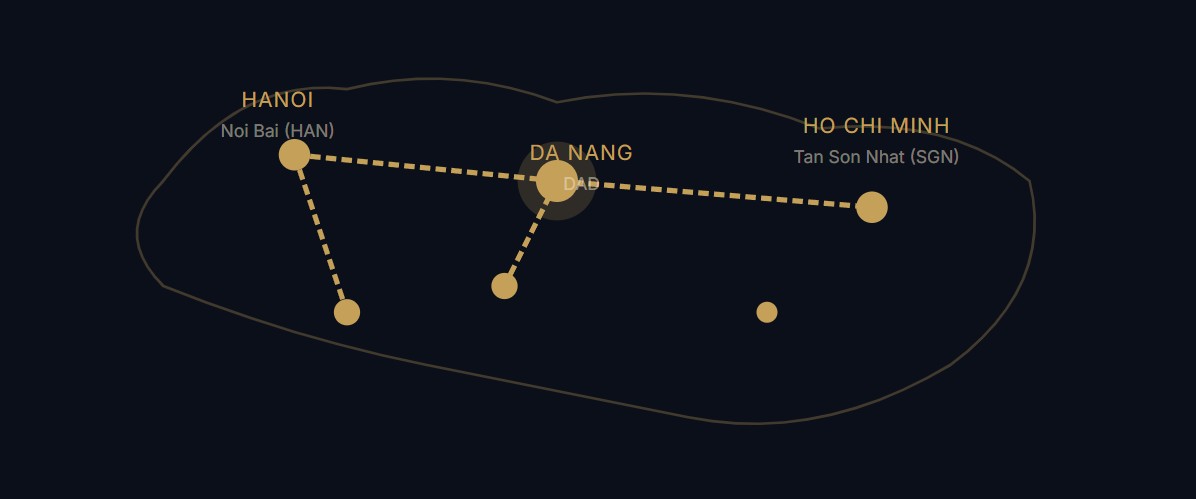 Vietnam network map